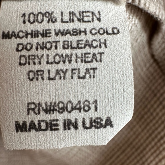 Two NWT AlyWear 100% Linen Top.s M.Made in USA.Retail$38 each. - Picture 6 of 12